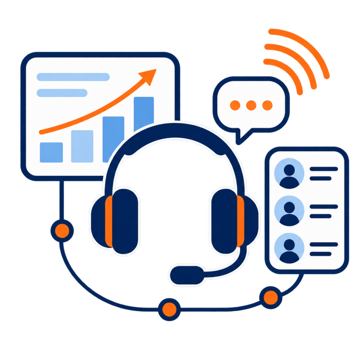 Headset, sales activity, and customer conversations